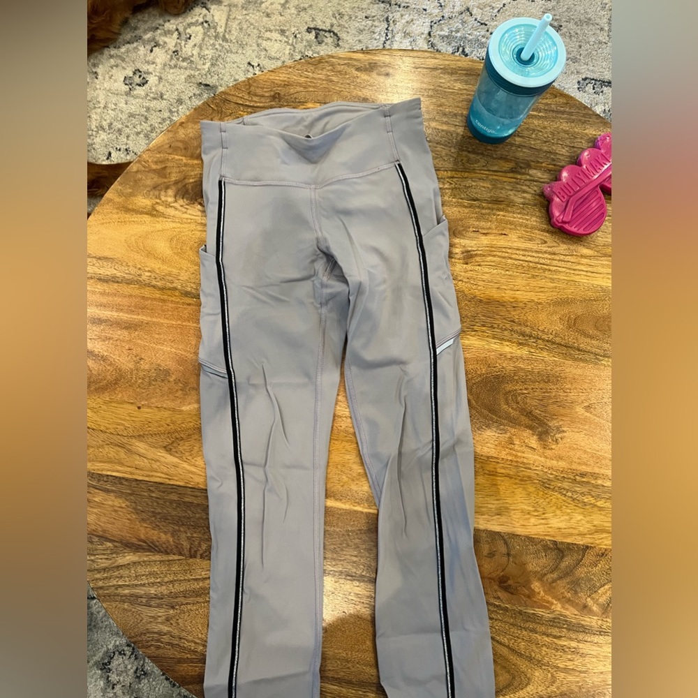 Light grey Lululemon Speed Ups size 4